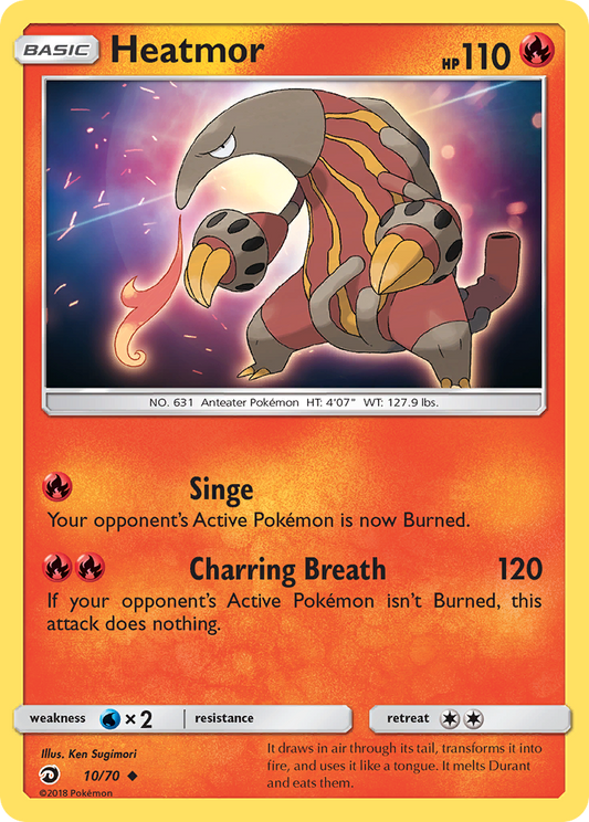 Heatmor 10/70 Uncommon | Dragon Majesty | Pokemon Card