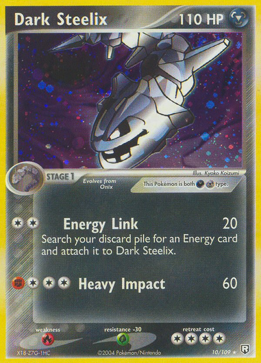 Dark Steelix 10/109 Rare Holo | Team Rocket Returns | Pokemon Card