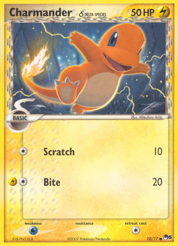 Charmander δ 10/17 Common | POP Series 5 | Pokemon Card