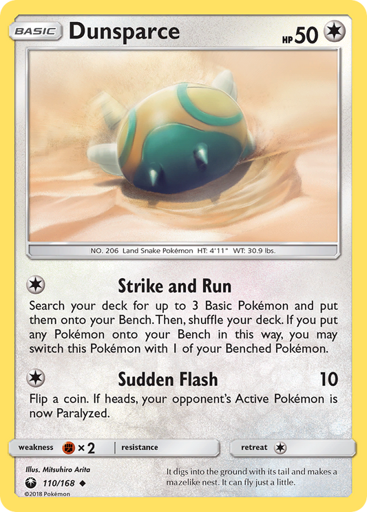 Dunsparce 110/168 Uncommon | Celestial Storm | Pokemon Card