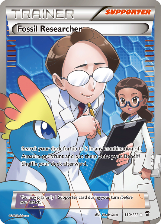 Fossil Researcher 110/111 Rare Ultra | Furious Fists | Pokemon Card