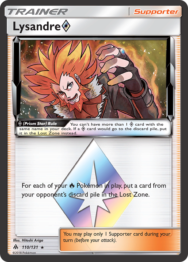 Lysandre ◇ 110/131 Rare Prism Star | Forbidden Light | Pokemon Card