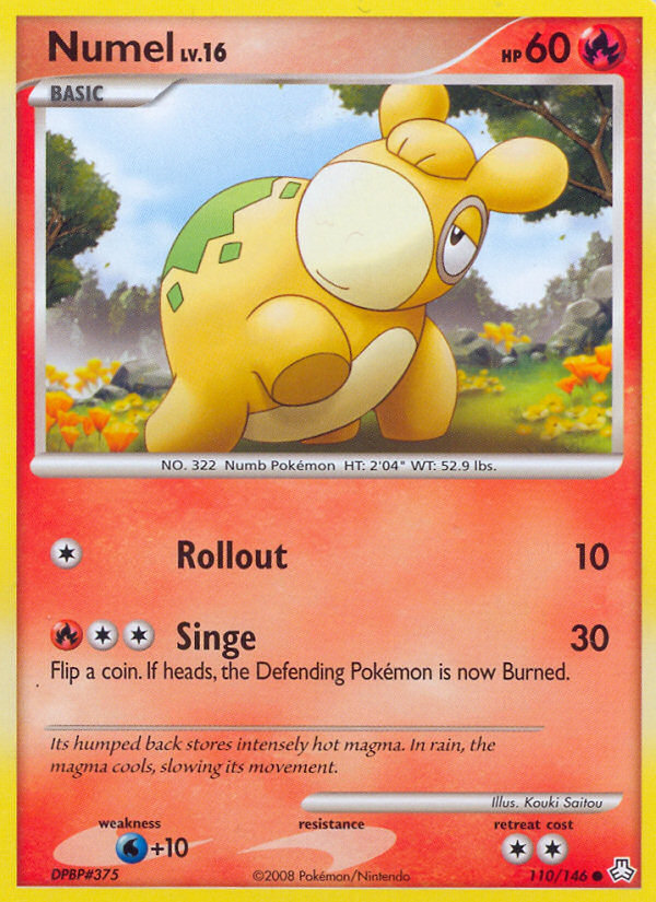 Numel 110/146 Common | Legends Awakened | Pokemon Card
