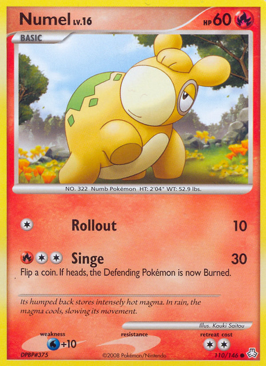 Numel 110/146 Common | Legends Awakened | Pokemon Card