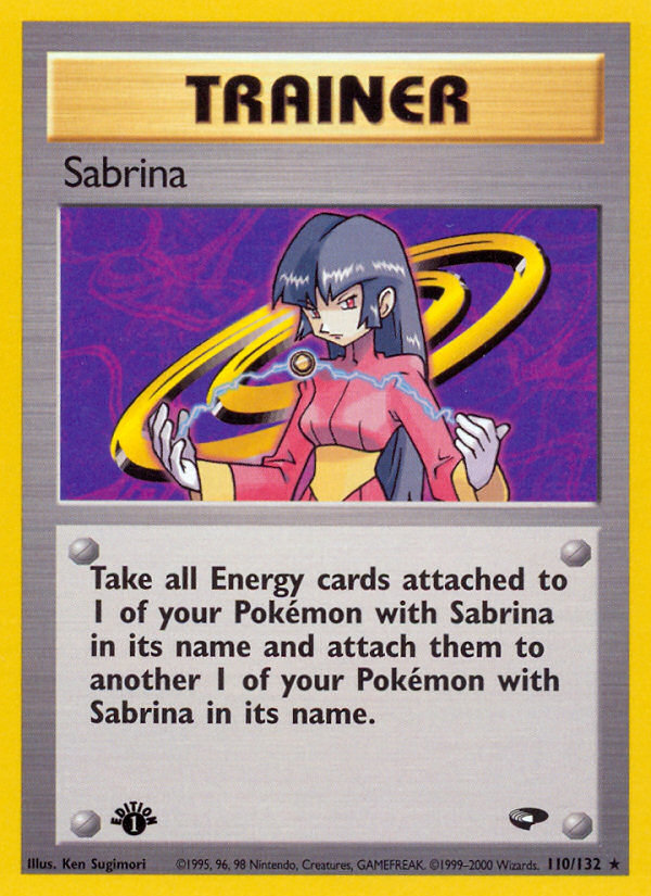 Sabrina 110/132 Rare | Gym Challenge | Pokemon Card