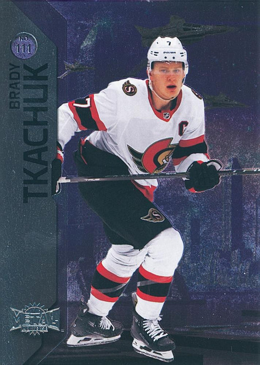 Brady Tkachuk #111 Ottawa Senators | 2023-24 SkyBox Metal Universe | NHL Trading Card