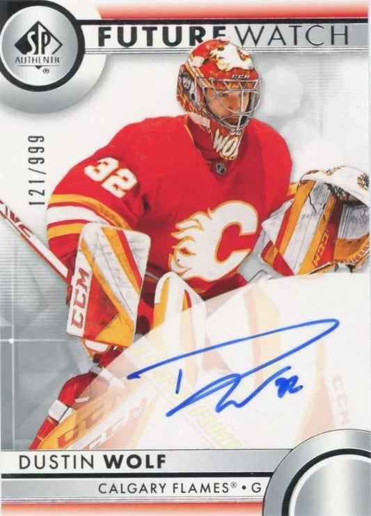 Dustin Wolf #111 Calgary Flames | 2023-24 SP Authentic | NHL Trading Card