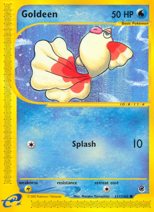 Goldeen 111/165 Common | Expedition Base Set | Pokemon Card