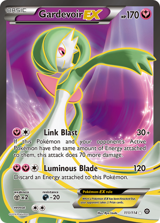 Gardevoir-EX 111/114 Rare Ultra | Steam Siege | Pokemon Card