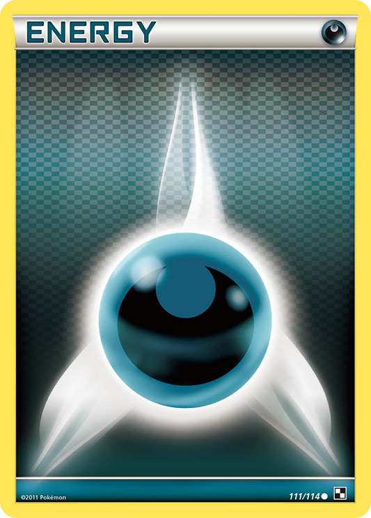 Darkness Energy 111/114 Common | Black & White | Pokemon Card