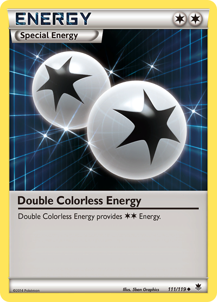 Double Colorless Energy 111/119 Uncommon | Phantom Forces | Pokemon Card