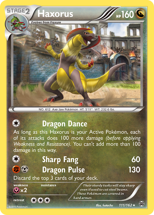 Haxorus 111/162 Rare Holo | BREAKthrough | Pokemon Card