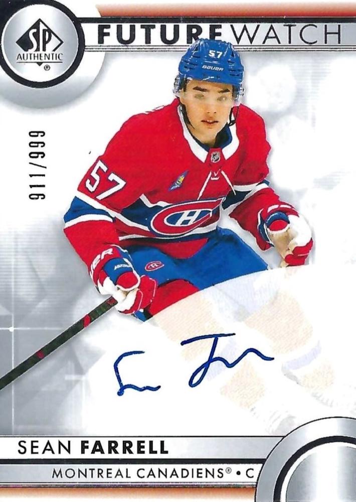 Sean Farrell #112 Montreal Canadiens | 2023-24 SP Authentic | NHL Trading Card