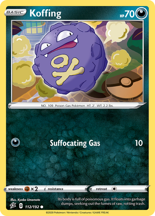 Koffing 112/192 Common | Rebel Clash | Pokemon Card