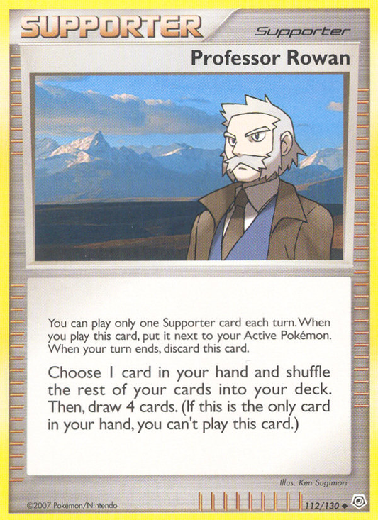 Professor Rowan 112/130 Uncommon | Diamond & Pearl | Pokemon Card