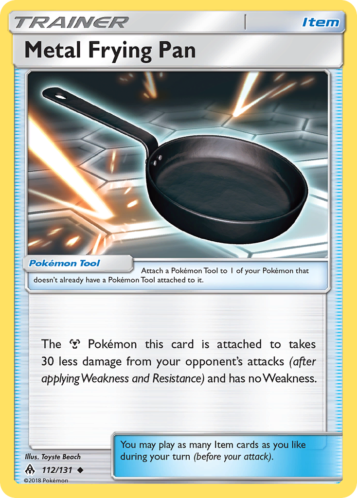Metal Frying Pan 112/131 Uncommon | Forbidden Light | Pokemon Card