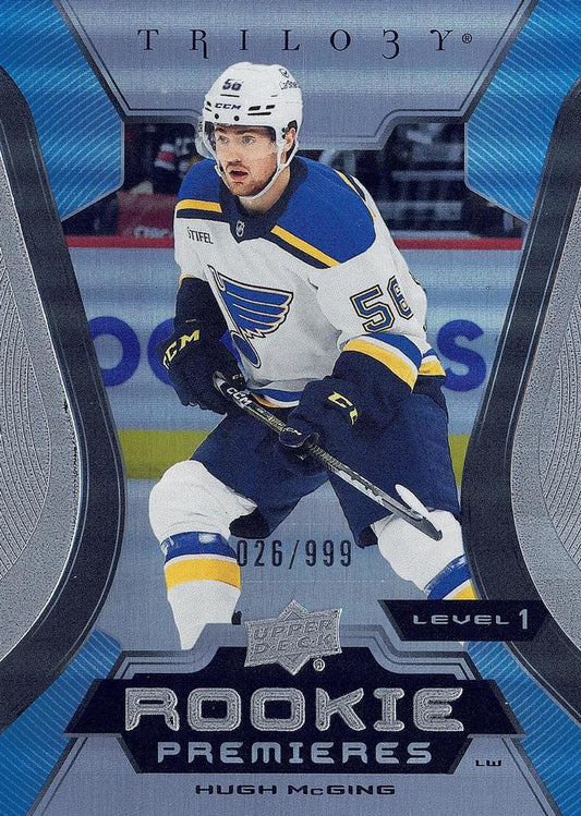 Hugh McGing #113 St. Louis Blues | 2023-24 Upper Deck Trilogy | NHL Trading Card