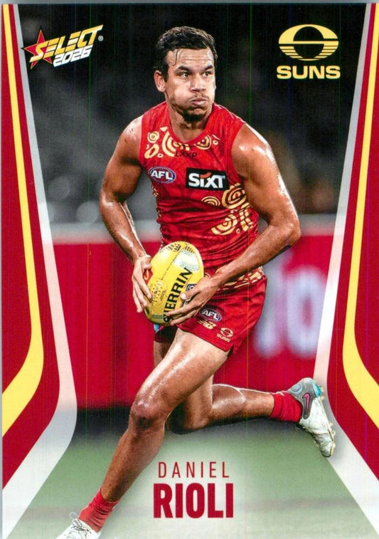 Daniel Rioli #113 Gold Coast Suns | 2026 Select AFL Footy Stars | Trading Card