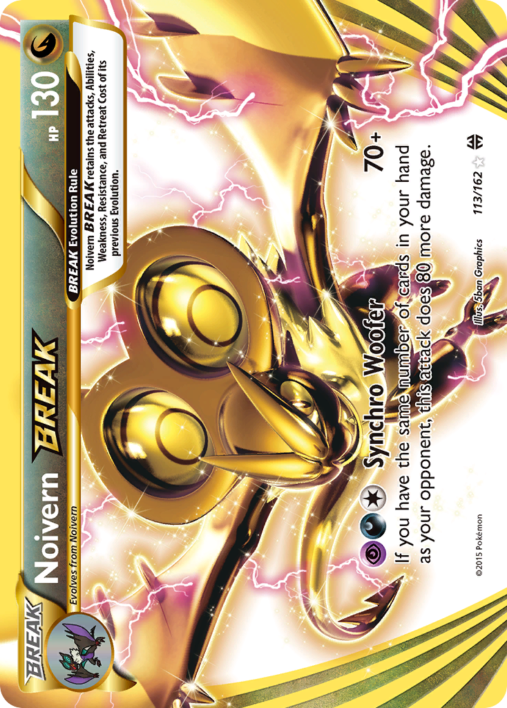 Noivern BREAK 113/162 Rare BREAK | BREAKthrough | Pokemon Card