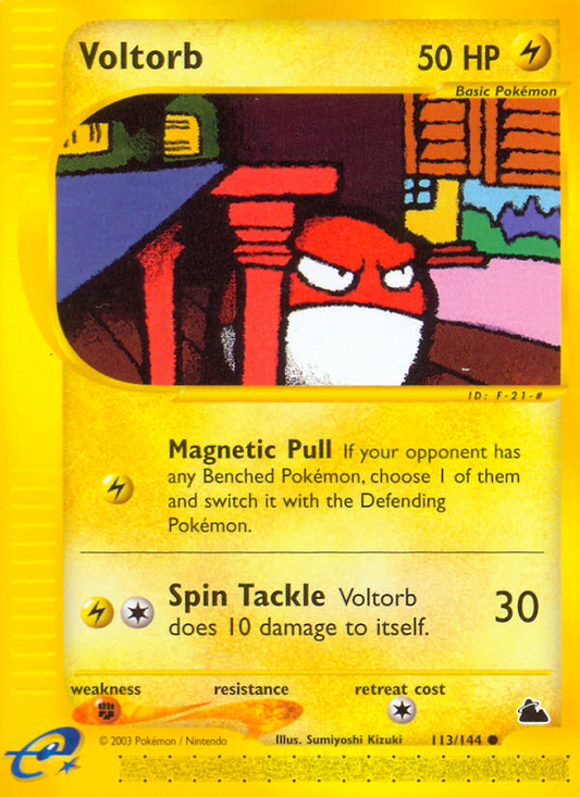 Voltorb 113/144 Common | Skyridge | Pokemon Card