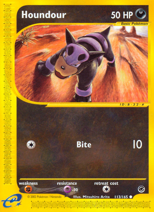 Houndour 113/165 Common | Expedition Base Set | Pokemon Card
