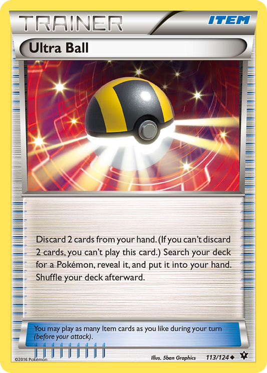 Ultra Ball 113/124 Uncommon | Fates Collide | Pokemon Card