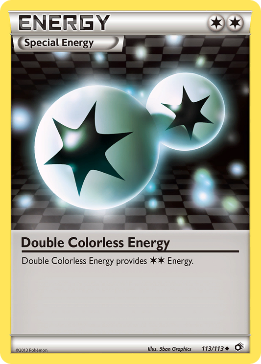 Double Colorless Energy 113/113 Uncommon | Legendary Treasures | Pokemon Card