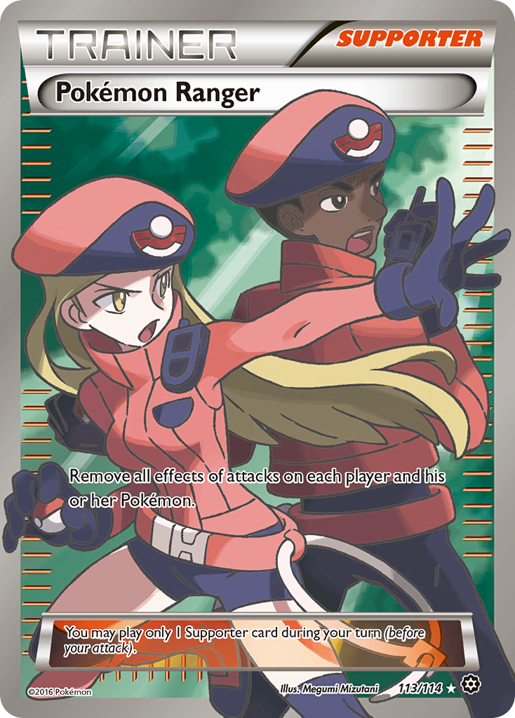 Pokémon Ranger 113/114 Rare Ultra | Steam Siege | Pokemon Card