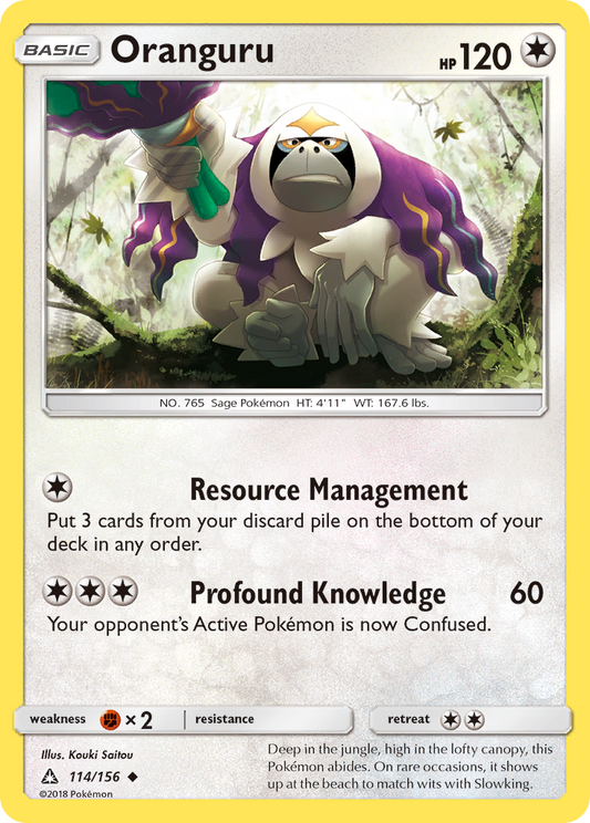 Oranguru 114/156 Uncommon | Ultra Prism | Pokemon Card