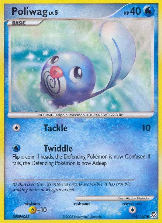 Poliwag 114/146 Common | Legends Awakened | Pokemon Card
