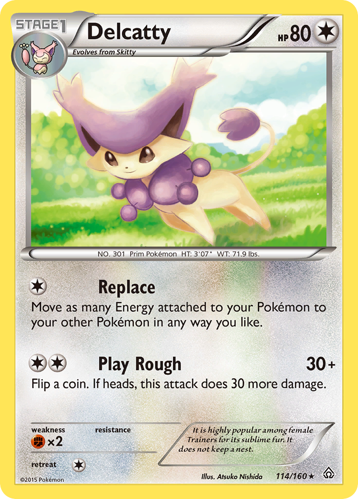 Delcatty 114/160 Rare | Primal Clash | Pokemon Card