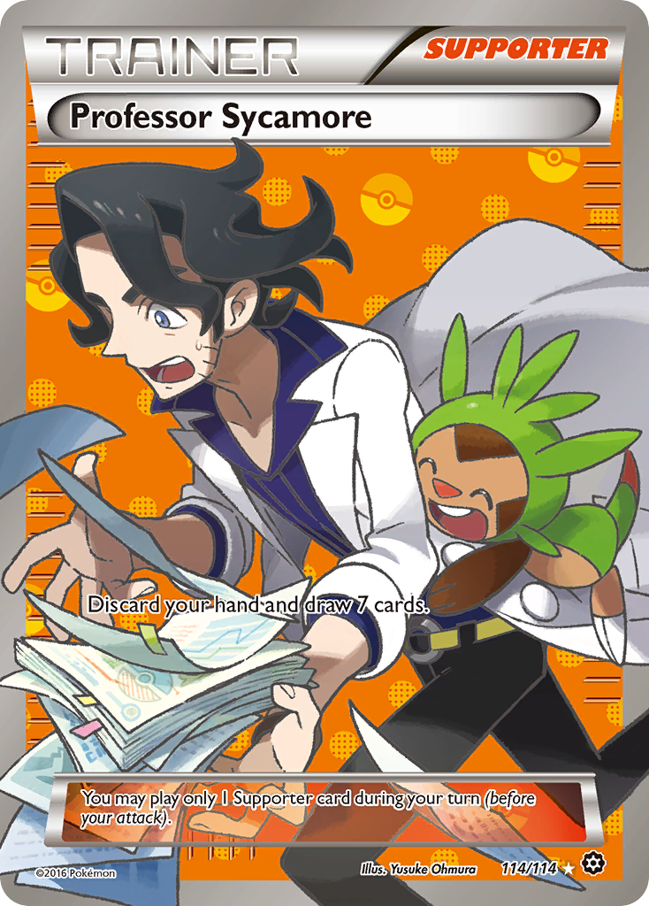 Professor Sycamore 114/114 Rare Ultra | Steam Siege | Pokemon Card