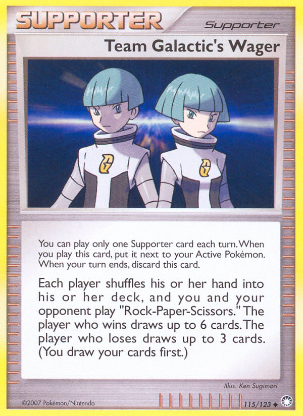 Team Galactic's Wager 115/123 Uncommon | Mysterious Treasures | Pokemon Card