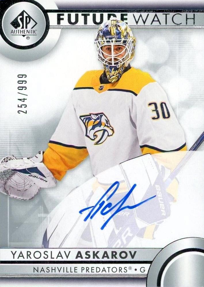 Yaroslav Askarov #116 Nashville Predators | 2023-24 SP Authentic | NHL Trading Card