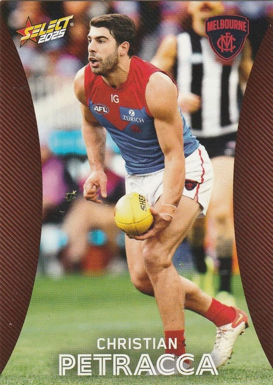 Christian Petracca #116 Melbourne Demons | 2025 Select AFL Footy Stars | Trading Card