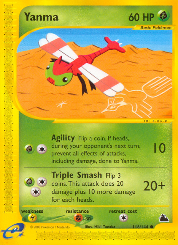 Yanma 116/144 Common | Skyridge | Pokemon Card