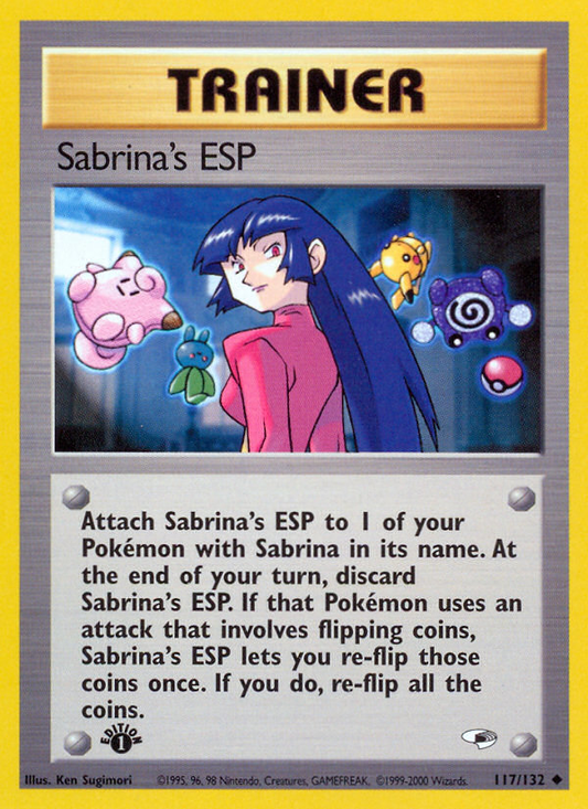 Sabrina's ESP 117/132 Uncommon | Gym Heroes | Pokemon Card