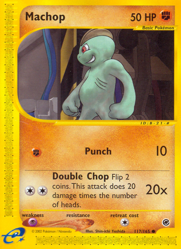 Machop 117/165 Common | Expedition Base Set | Pokemon Card