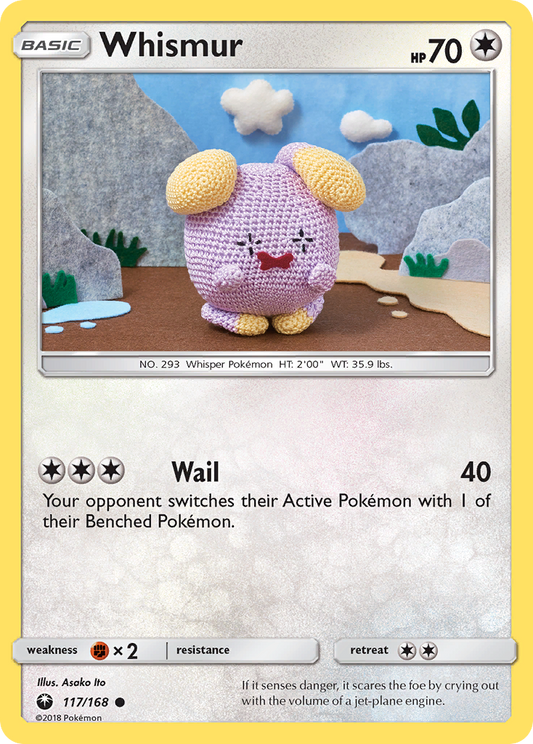Whismur 117/168 Common | Celestial Storm | Pokemon Card