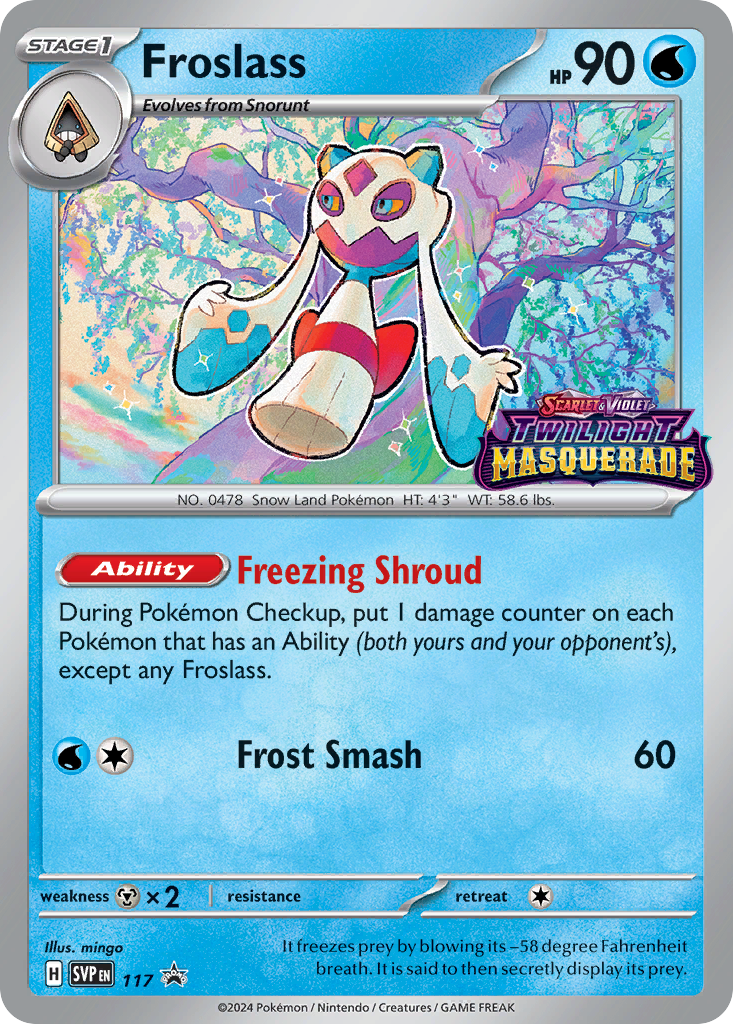 Froslass #117 Promo | Scarlet & Violet Black Star Promos | Pokemon Card