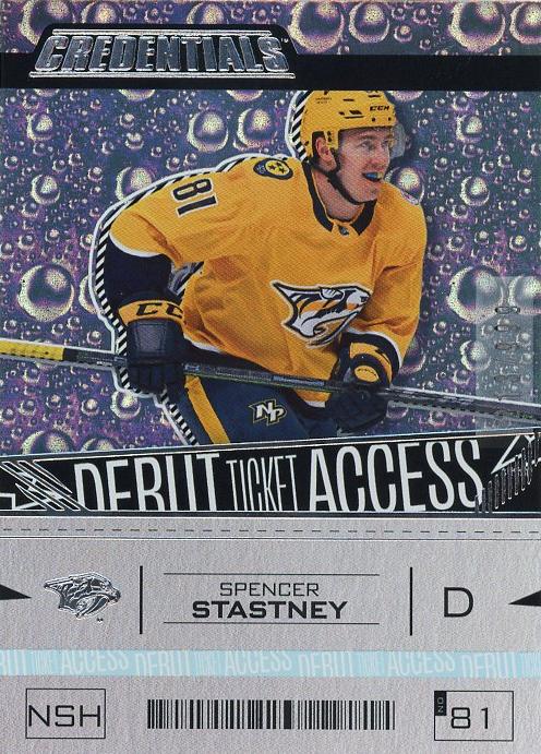 Spencer Stastney #118 Nashville Predators | 2023-24 Upper Deck Credentials | NHL Trading Card