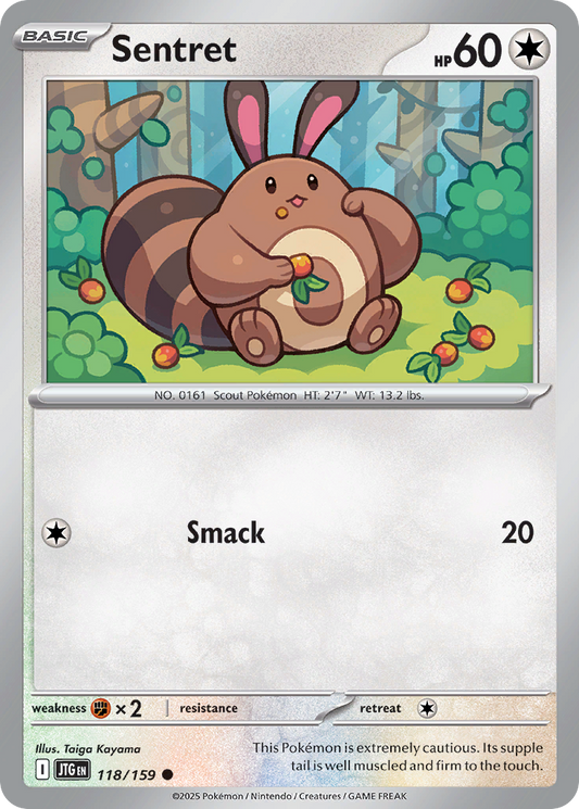 Sentret 118/159 Common | Journey Together | Pokemon Card