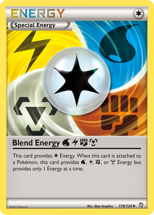 Blend Energy WaterLightningFightingMetal 118/124 Uncommon | Dragons Exalted | Pokemon Card