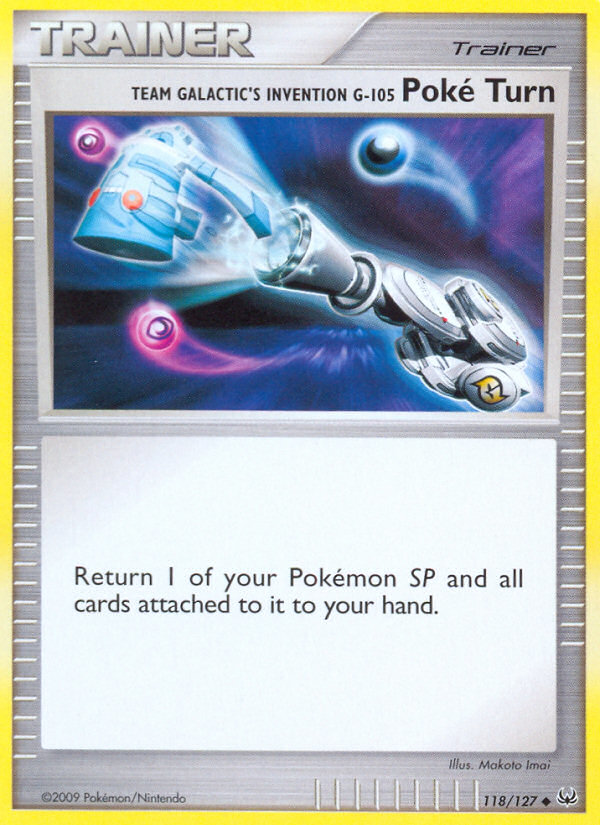 Team Galactic's Invention G-105 Poké Turn 118/127 Uncommon | Platinum | Pokemon Card