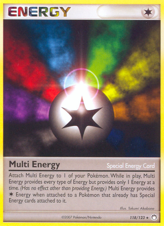 Multi Energy 118/123 Rare | Mysterious Treasures | Pokemon Card
