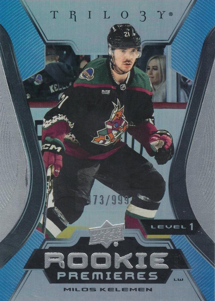Milos Kelemen #119 Arizona Coyotes | 2023-24 Upper Deck Trilogy | NHL Trading Card