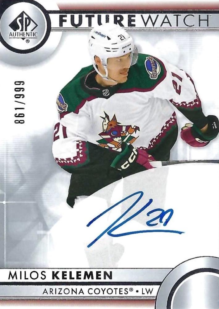 Milos Kelemen #119 Arizona Coyotes | 2023-24 SP Authentic | NHL Trading Card