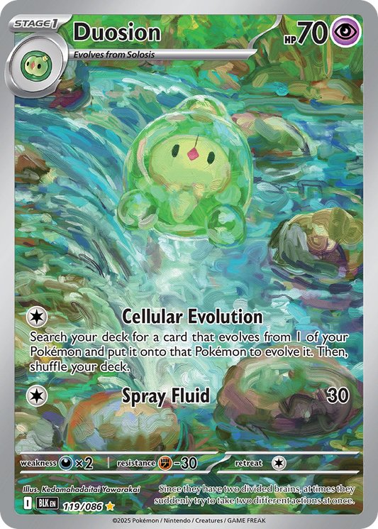 Duosion 119/86 Illustration Rare | Black Bolt | Pokemon Card