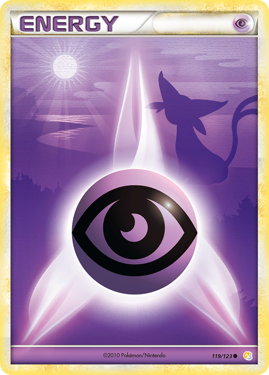Psychic Energy 119/123 Common | HeartGold & SoulSilver | Pokemon Card