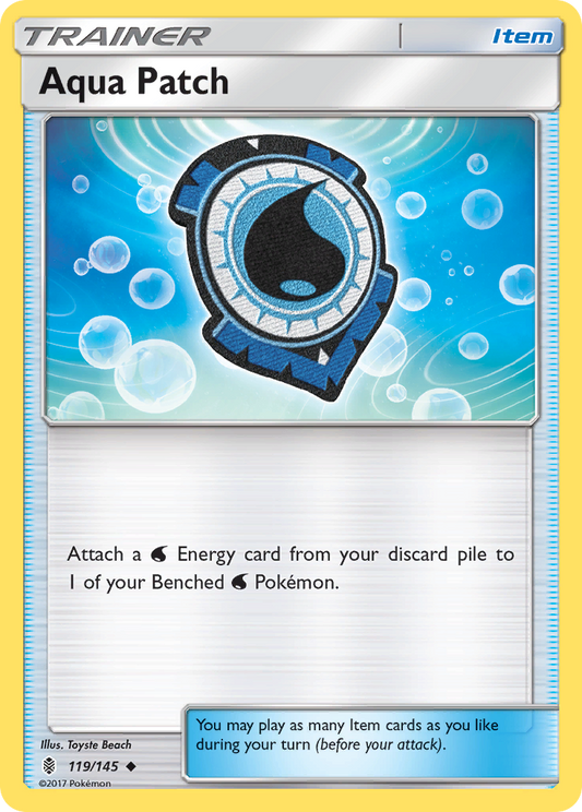 Aqua Patch 119/145 Uncommon | Guardians Rising | Pokémon Card